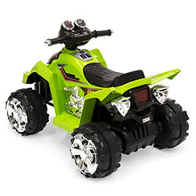 Load image into Gallery viewer, Best Choice Products Kids 12V Electric 4-Wheeler Ride On w/ LED Lights, Forward and Reverse, Green