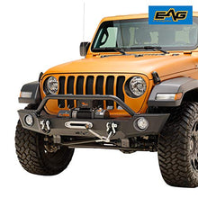 Load image into Gallery viewer, EAG Heavy Duty Front Bumper Offroad with Fog Light Housing Fit for 18-22 Wrangler JL