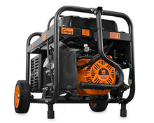 Load image into Gallery viewer, WEN DF475T Dual Fuel 120V/240V Portable Generator with Electric Start Transfer Switch Ready, 4750-Watt, CARB Compliant