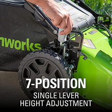 Load image into Gallery viewer, Greenworks 48V 20" Brushless Cordless Self-Propelled Lawn Mower + 24V Brushless Drill / Driver, (2) 5.0Ah USB Batteries (USB Hub) and Dual Port Rapid Charger Included (2 x 24V)