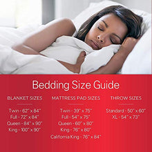 Load image into Gallery viewer, Sunbeam Heated Mattress Pad | Water-Resistant, 10 Heat Settings , White , Full - MSU6SFS-T000-11A00