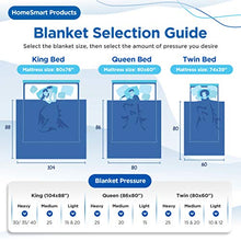 Load image into Gallery viewer, Weighted Blanket King Size 20 lbs 88x104" | BUYERS TIP: Blankets Smaller Than 88x104" are not True King Size | 400 Thread Count Ultra Soft | Perfect for Couples and California King Beds