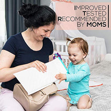 Load image into Gallery viewer, Portable Changing Pad Large Size 25.5”x31.5” Pack of 2 - Vinyl Waterproof Reusable Baby Changing Mats for Girls Boys - Reinforced Seams & Free Storage Bag - Change Diaper Mat - Extended Warranty 2 y