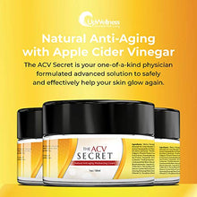 Load image into Gallery viewer, UpWellness: The ACV Secret Moisturizer - Skin Care with Apple Cider Vinegar - 30 ml - 7 Natural Anti-Aging Ingredients - Supports Skin Detoxification and Restoration - Physician Formulated