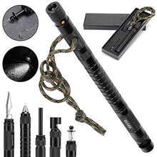 Load image into Gallery viewer, Gifts for Men Dad Boyfriend,Survival Gear Kits 9 in 1 Fishing Hiking Hunting Birthday Gift Ideas for Husband Him Son, Emergency Survival Tool