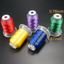 Load image into Gallery viewer, New brothread 80 Spools Polyester Embroidery Machine Thread Kit 500M (550Y) Each Spool - Colors Compatible with Janome and Robison-Anton Colors