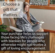 Load image into Gallery viewer, Blankiegram I Love You Throw Blanket The Perfect Caring Gift for Best Friends, Couples & Family (Grey)