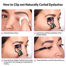 Load image into Gallery viewer, Kaasage Eyelash Curler with Pads - Lash Curler with Eyebrow Tweezer & 5 Extra Silicone Replacement Pads, Get Perfect Curl in 5 Seconds