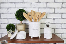 Load image into Gallery viewer, Mud Pie Door Knob Salt Cellar Set, White