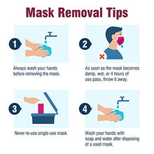 Load image into Gallery viewer, WeCare Individually Wrapped Kids Face Masks - 50 Pack - Soft on Skin - Disposable, 3 Ply - 5.7" x 3.7" Children's Size - 3 Layer Protectors with Elastic Earloops - Latex Free - Pink