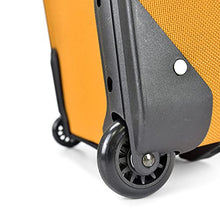 Load image into Gallery viewer, U.S. Traveler Rio Rugged Fabric Expandable Carry-on Luggage Set, Mustard , 2 Wheel