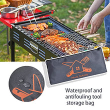 Load image into Gallery viewer, PAUL MAIER Grill Tool Set Including Filet Knife with Scabbard, Multi-Function Heavy-Duty Scissors, Barbecue Tongs, Barbecue Brush2 ,Wooden Handle Barbecue Needle10, Waterproof Storage Bag