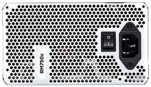 Load image into Gallery viewer, Corsair RMX White Series (2018), RM750x, 750 Watt, 80+ Gold Certified, Fully Modular Power Supply - White