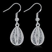 Load image into Gallery viewer, Platinum Gold Dangle Earrings Jewelry Birthday Gifts Presents Gemstone for Women Anniversary Zirconia Tassel Drop Crystal