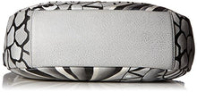 Load image into Gallery viewer, Anna by Anuschka Women's Genuine Leather Flap-Over Cross Body | Hand Painted Original Artwork | Patchwork Pewter