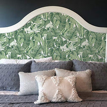 Load image into Gallery viewer, Tempaper Jungle Green Tropical Removable Peel and Stick Wallpaper, 20.5 in X 16.5 ft, Made in the USA