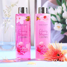 Load image into Gallery viewer, Bath Set for Women - Body&Earth 8 Pcs Gift Basket with Cherry Blossom & Jasmine Scent, Includes Bubble Bath, Shower Gel, Body & Hand Lotion, Bath Salts and More, Perfect Gifts Set for Home Relaxation