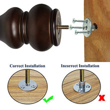 Load image into Gallery viewer, AORYVIC Wood Sofa Legs 6 inch Turned Furniture Legs Set of 4 Legs for Furniture Couch Recliner Futon (6 inch)