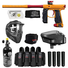 Load image into Gallery viewer, Maddog Empire Mini GS Tournament Elite Paintball Gun Package B - Dust Orange/Dust Red 2-pc Barrel
