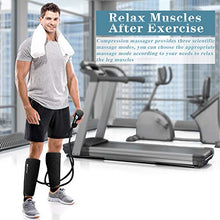 Load image into Gallery viewer, Compression Leg Massager, Muscle Fatigue Massager for Leg, Calf Air Massager for Circulation, Foot Massager with Heat, Gifts for Women,Men