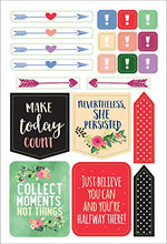 Load image into Gallery viewer, Essential Weekly Planner Stickers - She Believed She Could (Set of 160 Stickers)