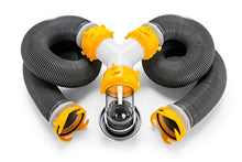 Load image into Gallery viewer, Camco 39666 Deluxe 20' Sewer Hose Kit with Swivel Fittings and Wye Connector - Ready To Use Kit Complete with Sewer Wye and Elbow Fittings, Hoses, and Storage Caps