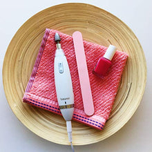 Load image into Gallery viewer, Beurer 24-piece Professional Manicure & Pedicure Nail Drill Kit | 10 Stainless Steel Attachm./10 Sanding Bands, 18 Speeds | Electric Nail File Set, Nails Care Tools, For Foot/Hand | Storage Case, MP62