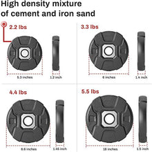 Load image into Gallery viewer, RUNWE Adjustable Dumbbell Barbell Set, Free Weight Set with Steel Connector at Home/Office/Gym Fitness Workout Exercises Training, All-Purpose for Men/Women/Beginner/Pro(33 lbs -2 Dumbbells in Total)