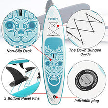 Load image into Gallery viewer, FBSPORT 10'6'' Premium Inflatable Stand Up Paddle Board, Yoga Board with Durable SUP Accessories & Carry Bag | Wide Stance, Surf Control, Non-Slip Deck, Leash, Paddle and Pump for Youth & Adult