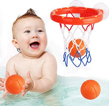 Load image into Gallery viewer, Addmos Baby Bath Toys, Fun Basketball Hoop & Balls Set Bathtub Toys for Boys Girls Kid & Toddler Bath Toys Gift Set 3 Balls Included