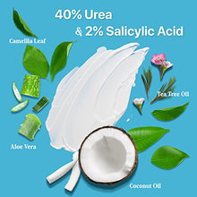 Load image into Gallery viewer, Urea Cream 40% Plus Salicylic Acid 4.6 Oz, Callus Remover Hand Cream Foot Cream For Dry Cracked Feet, Hands, Heels, Elbows, Nails, Knees, Intensive Moisturizes & Softens Skin, Exfoliates Dead Skin
