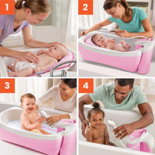 Load image into Gallery viewer, Summer Lil Luxuries Whirlpool Bubbling Spa & Shower (Pink) – Luxurious Baby Bathtub with Circulating Water Jets – Includes Deluxe Newborn Sling and Clean Rinse Spa/Shower Unit