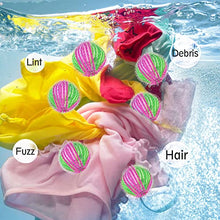 Load image into Gallery viewer, Pet Hair Remover for Laundry, Reusable Dryer Balls, Lint Remover Washing Balls for Laundry Remove Long Hair from Dogs and Cats on Clothes (12 Pcs)