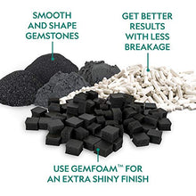 Load image into Gallery viewer, NATIONAL GEOGRAPHIC Rock Tumbler Media – The Ultimate Rock Polishing Supplies Kit, 4 Stage Bulk Rock Tumbler Grit, 1.5 Pounds of Ceramic Pellets, GemFoam Polishing Tumbling Media