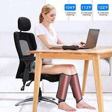 Load image into Gallery viewer, Mothers Day Gifts Compression Leg and Foot Massager with Heat - Calf Air Massager for Circulation - Massage for Arm, Leg, Calf - Support Calves Foot Pain - Relax Gifts for Women,Men,Mom,Dad