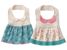 Load image into Gallery viewer, GZMM Baby Girl's Princess Type Waterproof Bibs with Adjustable Snaps,2 Pack