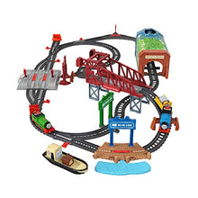Load image into Gallery viewer, Thomas & Friends Talking Thomas & Percy Train Set UK English Edition, large motorized train and track set for kids ages 3 years and older