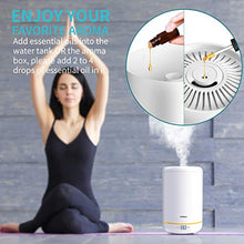 Load image into Gallery viewer, AirExpect Cool Mist Humidifier for Bedroom – Top Filling Air Humidifier with BPA Free, Ultrasonic, Whisper-Quiet, Easy Clean & Max 24h Usage, 3.5L Large Capacity for Dry Cough, Nose, Skin & Eyes