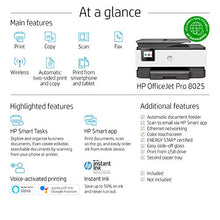 Load image into Gallery viewer, HP OfficeJet Pro 8025 All-in-One Wireless Printer, Smart Home Office Productivity, HP Instant Ink, Works with Alexa (1KR57A)