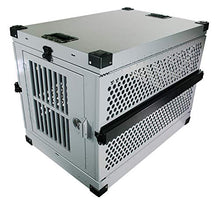 Load image into Gallery viewer, Extreme Consumer Products Large Folding Dog Crate Deluxe - Collapsible Travel Carrier with Reinforced Construction
