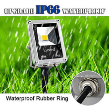 Load image into Gallery viewer, Lysed 10W Low Voltage LED Landscape Lights, Flood Light Outdoor 12V Super Warm White (1000LM) IP66 Waterproof Garden Pathway Lighting Wall Tree Flag Spotlights with Spike Stand (10 Pack)