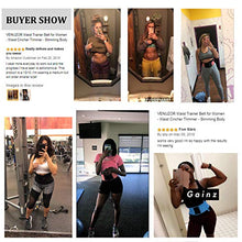 Load image into Gallery viewer, VENUZOR Waist Trainer Belt for Women - Waist Cincher Trimmer - Slimming Body Shaper Belt - Sport Girdle Belt (UP Graded) (Z1-Black, S)