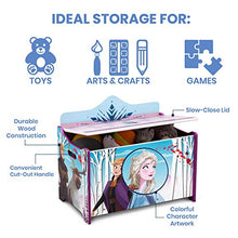 Load image into Gallery viewer, Delta Children Deluxe Toy Box, Disney Frozen II