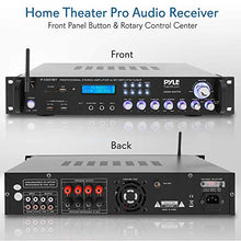 Load image into Gallery viewer, Pyle Bluetooth Hybrid Amplifier Receiver - Home Theater Pre-Amplifier with Wireless Streaming Ability, MP3/USB/SD/AUX/FM Radio (3000 Watt)