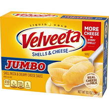 Load image into Gallery viewer, Velveeta Shells & Cheese Jumbo Shell Pasta & Cheese Sauce Meal (10.1 oz Box)