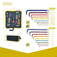 Load image into Gallery viewer, KOTTO Hex Key Allen Wrench Set, Metric, Imperial, Torx, Star Long Arm Ball End Hex Key Set Tools, Industrial Grade Allen Wrench Set with Storage Bag