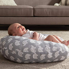 Load image into Gallery viewer, Boppy Original Newborn Lounger, Elephant Love Gray