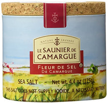Load image into Gallery viewer, Le Saunier de Camargue Fleur de Sel (Sea Salt), 1.25-Grams (Pack of 3)