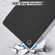 Load image into Gallery viewer, ZtotopCase Galaxy Tab S6 Lite 10.4" Case with Pen Holder, Auto Wake/Sleep, Slim PU Lightweight Trifold Stand Folio Cover for 2020 Samsung Galaxy S6 Lite Tablet Model SM-P610/P615 - Black