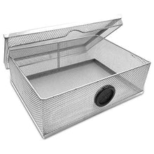 Load image into Gallery viewer, Upgraded – WiFi Router Cover, EMF Guard, Blocks 90-95% of EMF RF Waves, 12” x 9” x 3”, EMF WiFi Cover, WiFi Radiation Cover, EMF Protection Router, Router Shield Universal Fit – Silver